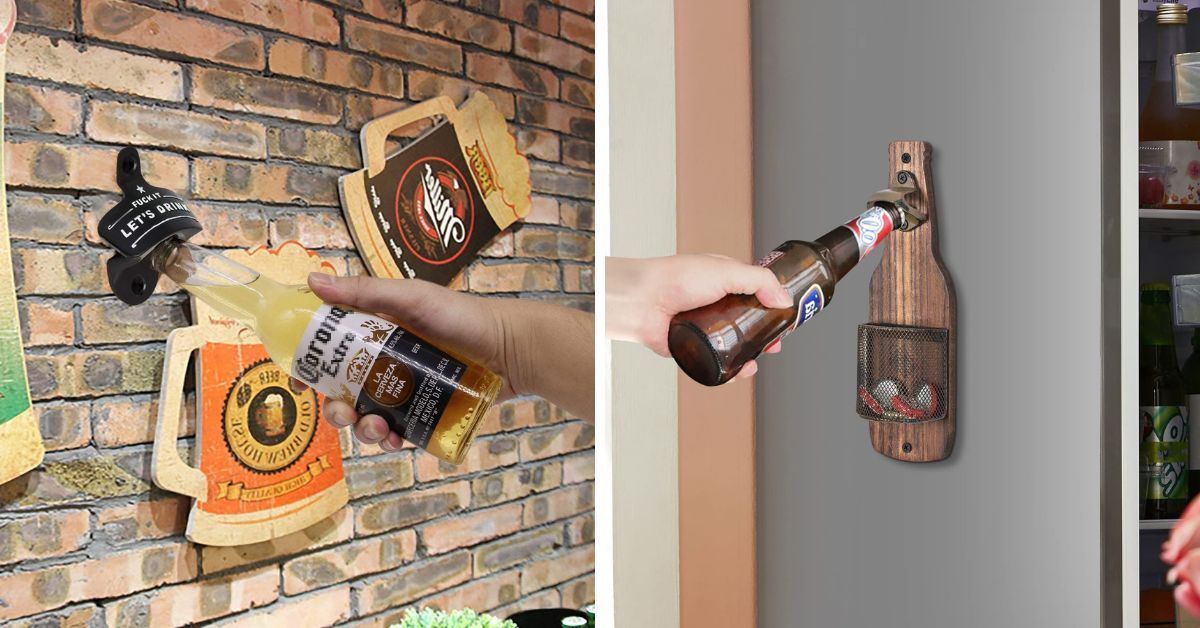 Pop It Like It's Hot With These 6 Wall Mount Bottle Openers!