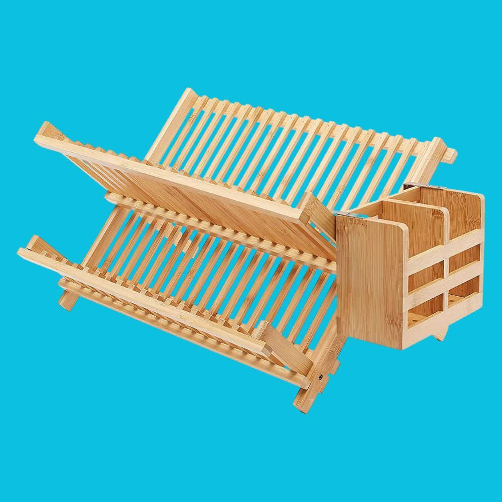 Elevate Your Kitchen Aesthetic With These Trendy Wooden Dish Racks!