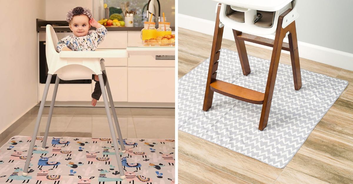 5 High Chair Mats That Are A Game Changer For Parents!