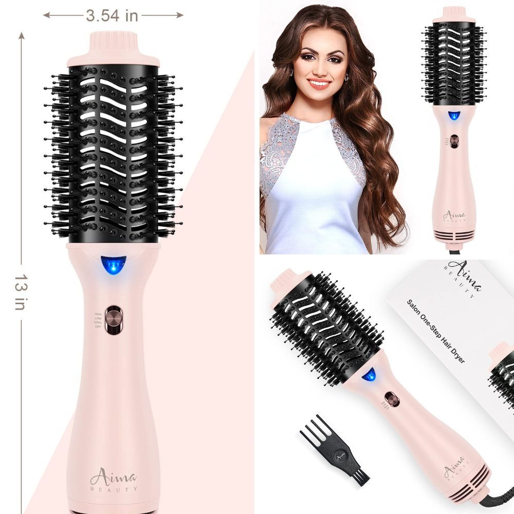 travel hair dryer brush dual voltage