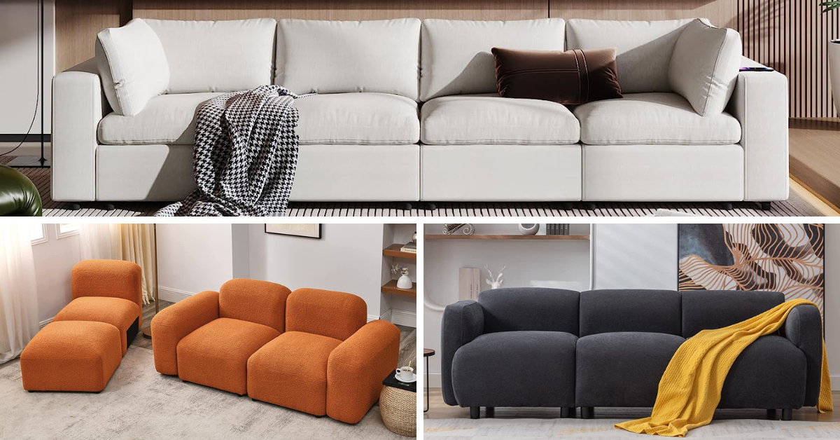 Sink Into Cloud 9 With These Top 5 Modular Couches!