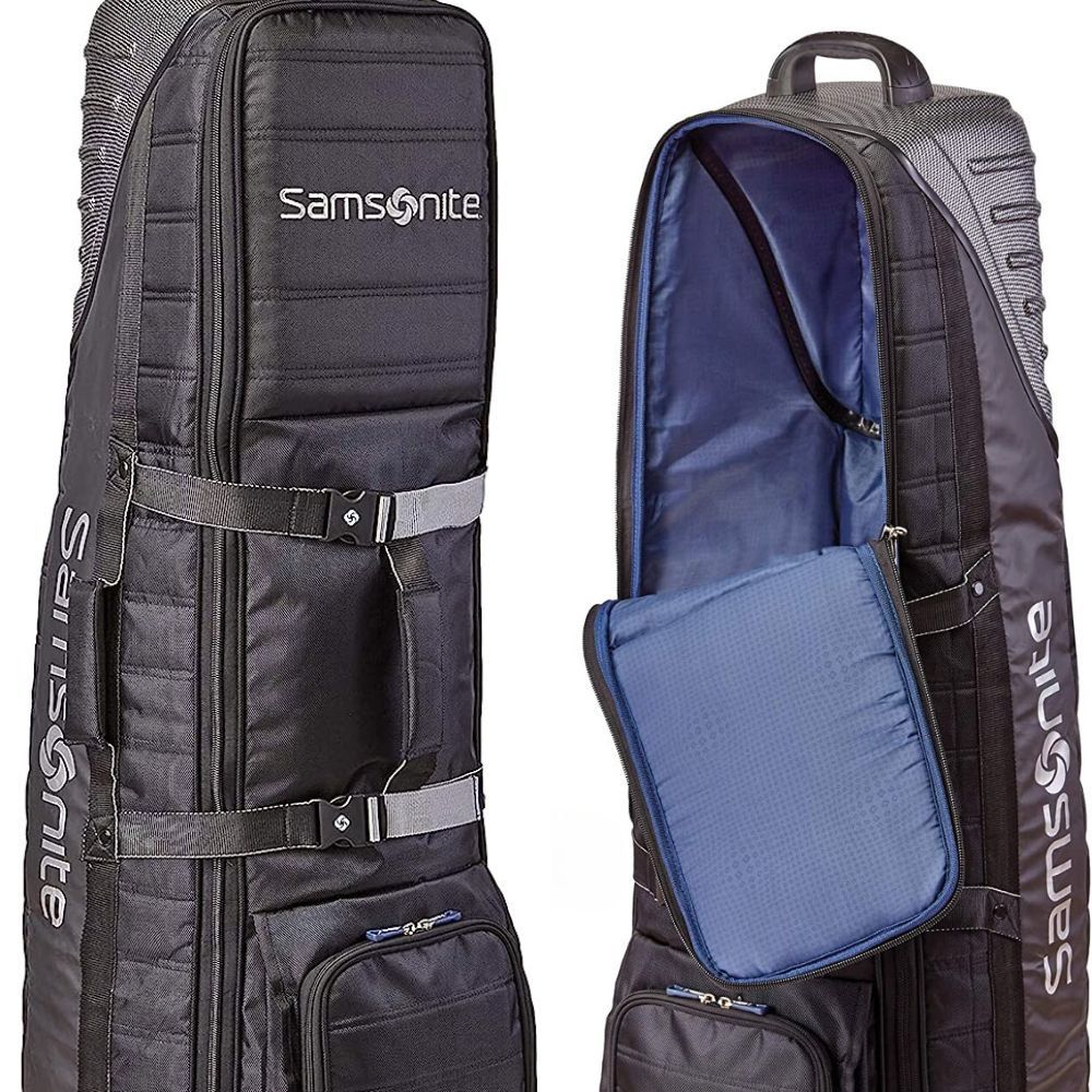 samsonite spinner golf travel bag