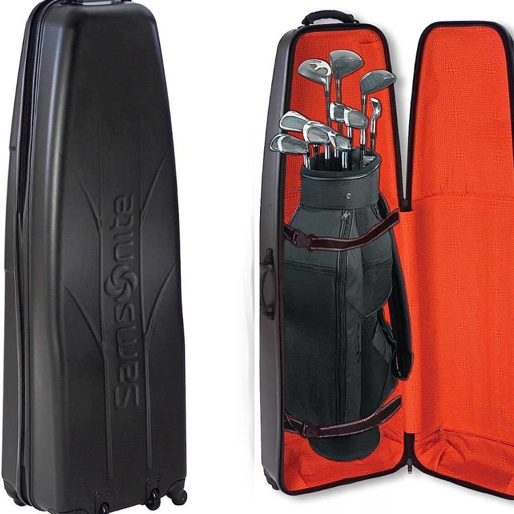 samsonite spinner golf travel bag