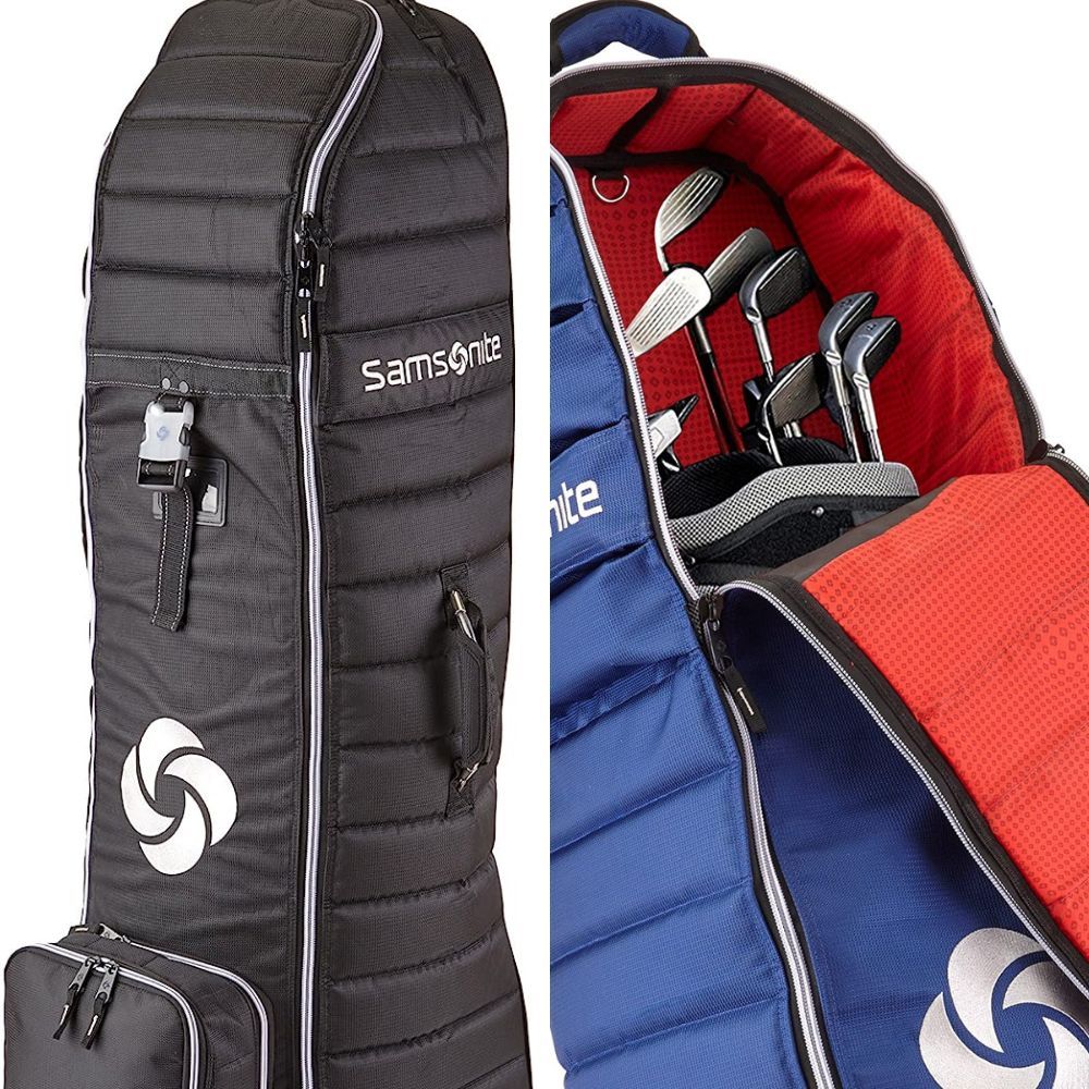 samsonite spinner golf travel bag