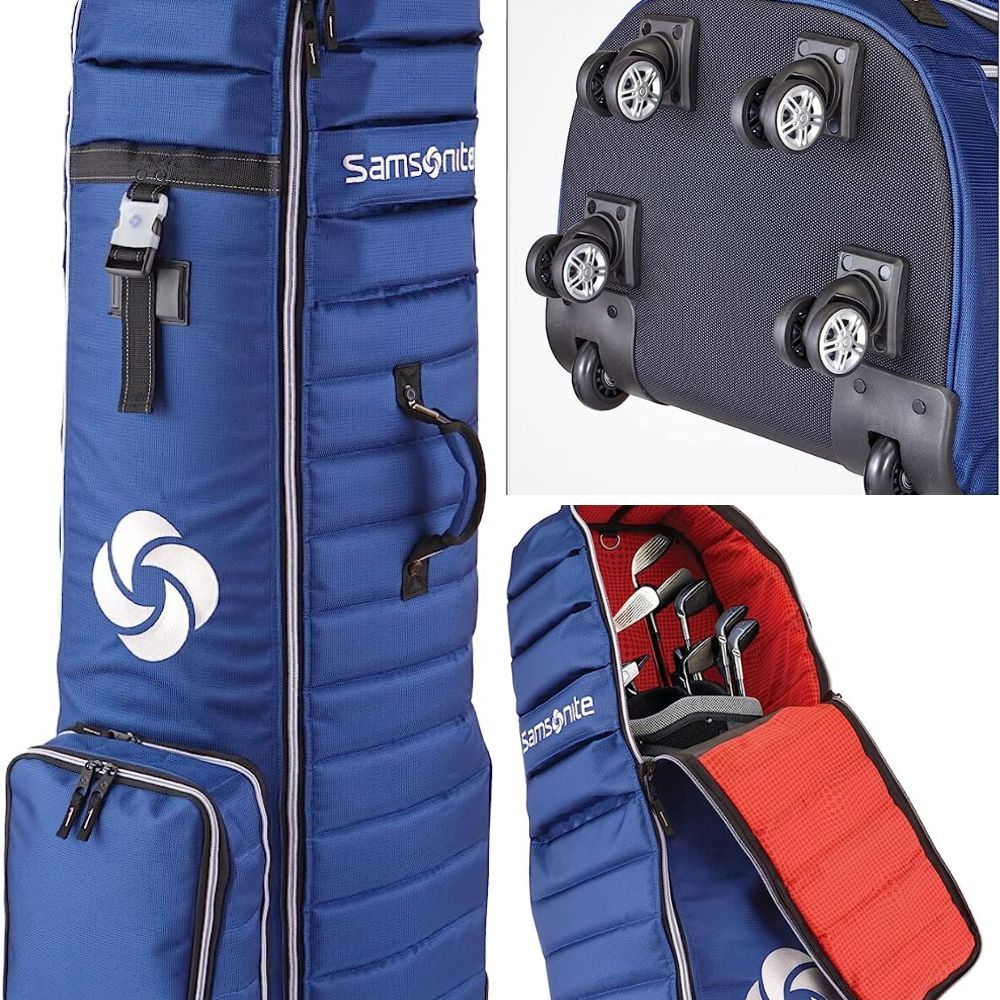 samsonite spinner golf travel bag