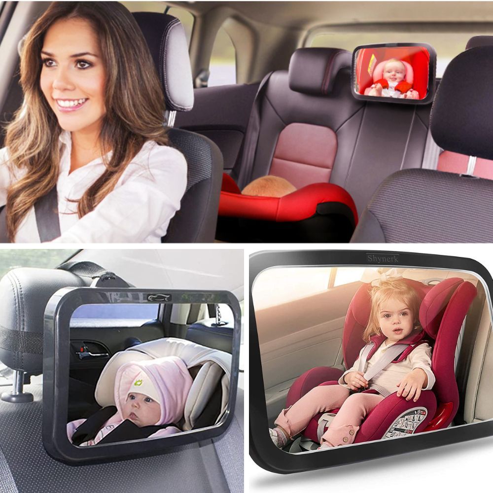 DARVIQS Baby Car Mirror Safely Monitor Infant Child, Car Seat Rear Facing  Mirror