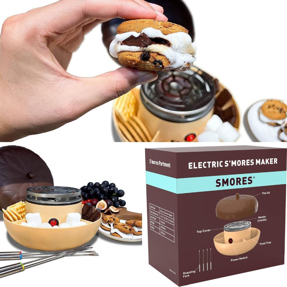 Progressive Microwave S'mores Maker - Graham Crackers, Marshmallows &  Chocolate 