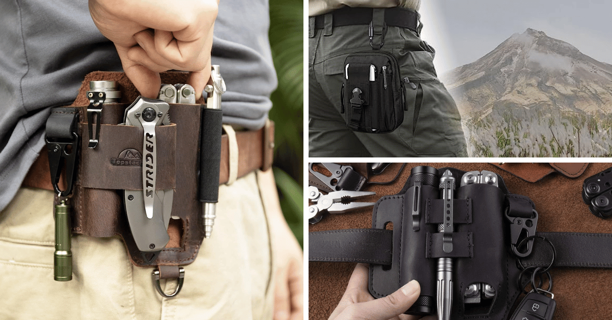 From Chaos To Organization Meet The 5 Essential Edc Belt Pouches!
