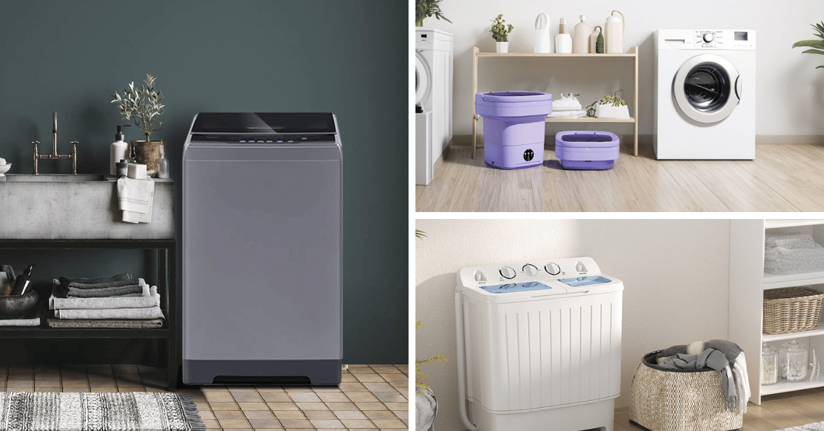 Redefine Laundry Day With These 6 Portable Washers!