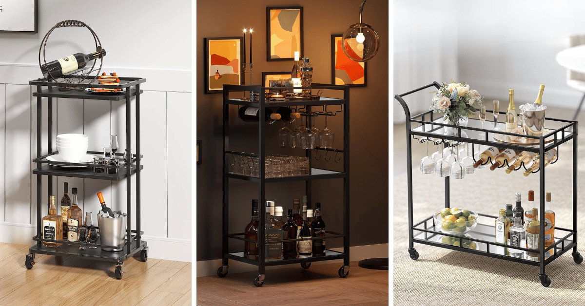 Mix, Mingle, & Marvel: Discover The Top 5 Black Bar Carts!
