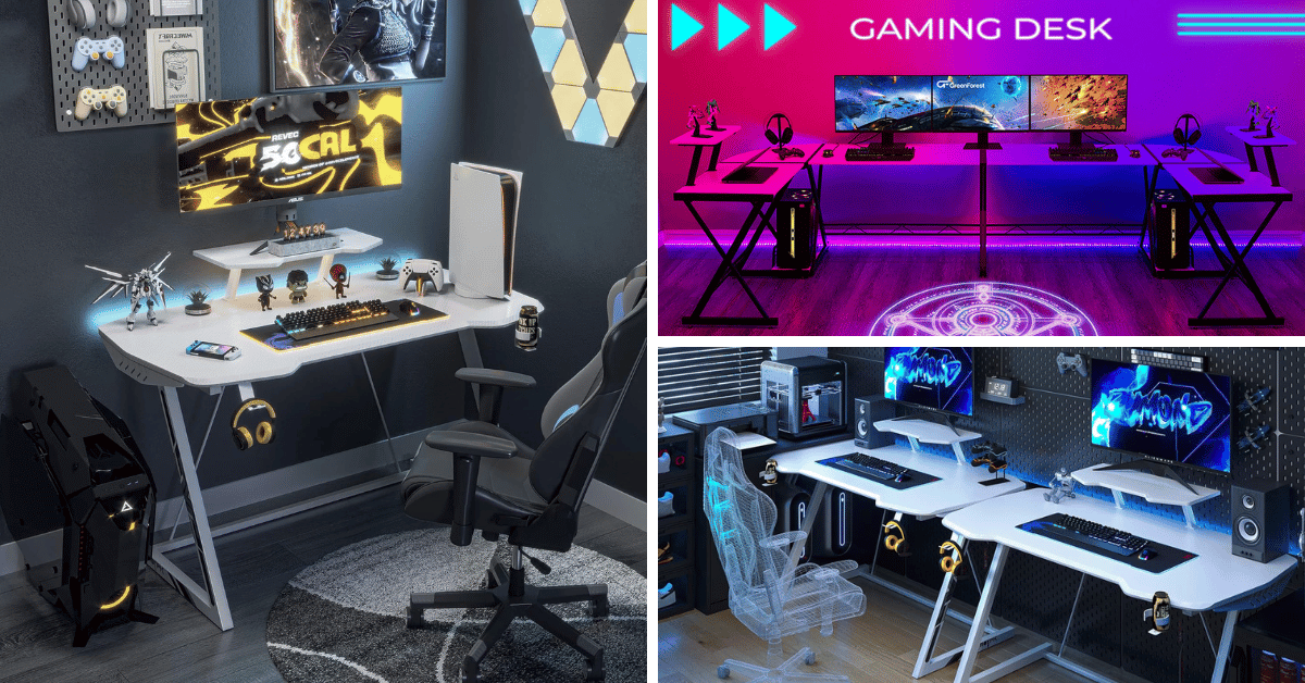 The 5 Best White Gaming Desks For Your Battlestation!