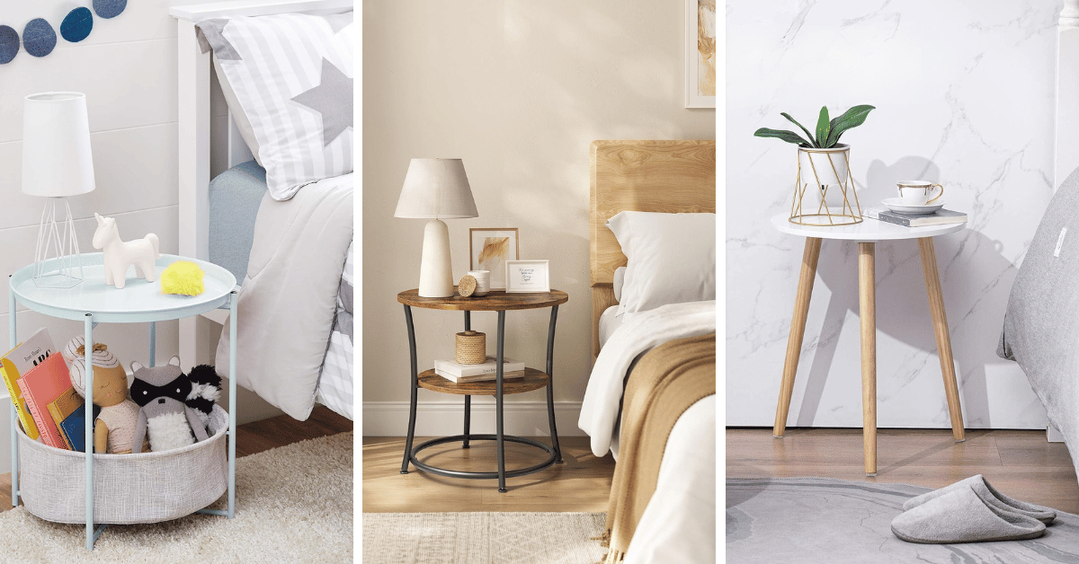 Revamp Your Bedroom With These 5 Round Bedside Tables!