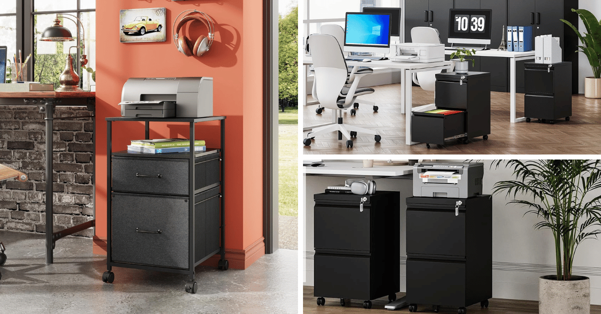 Transform Your Space With These 2 Drawer File Cabinets!